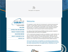 Tablet Screenshot of precisecables.com